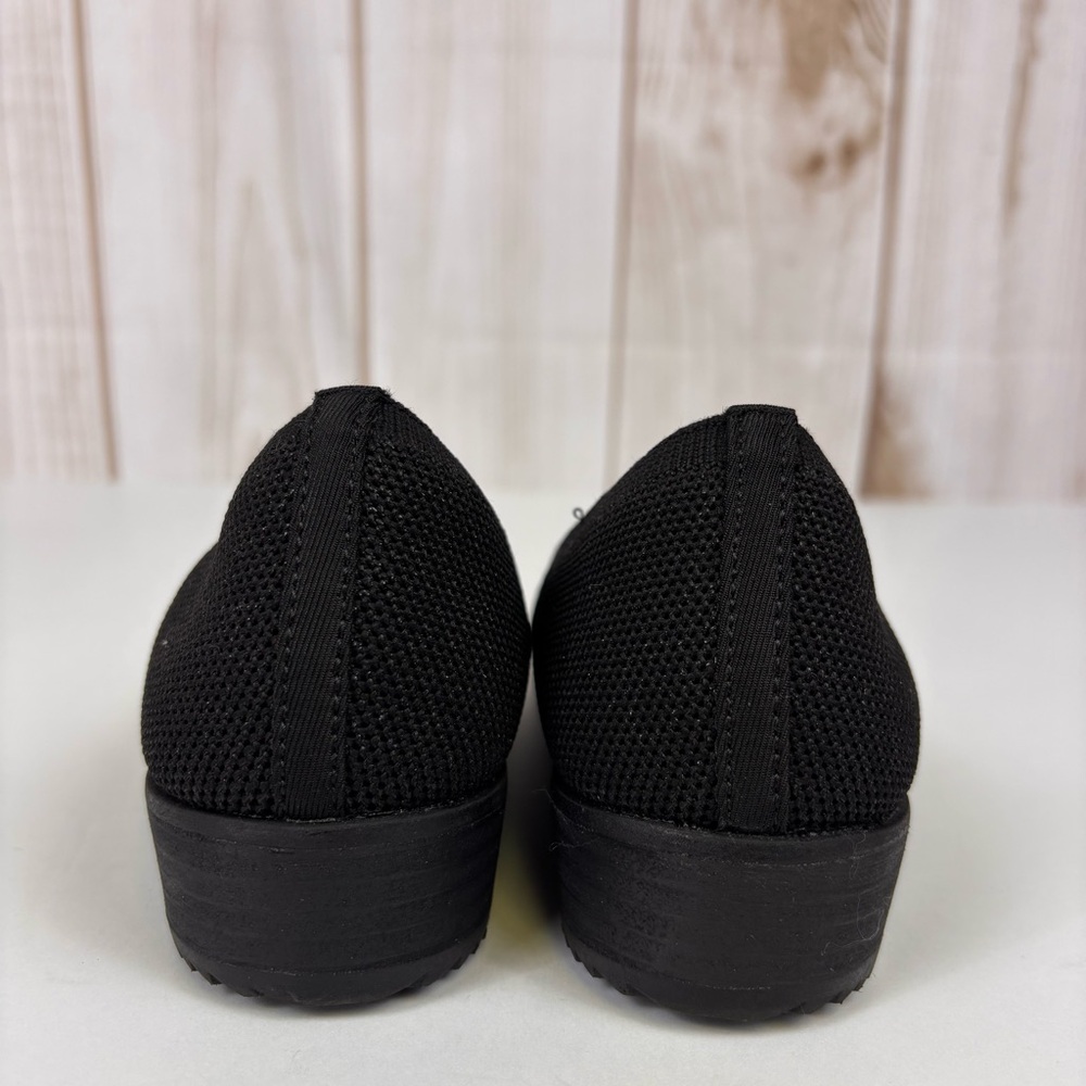 Skechers Cleo Slip On Casual Ballet Flats Memory Foam Comfort Shoes Black Sz 6.5 - Picture 8 of 15